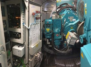 Installation Ethernetkabel in Windturbine